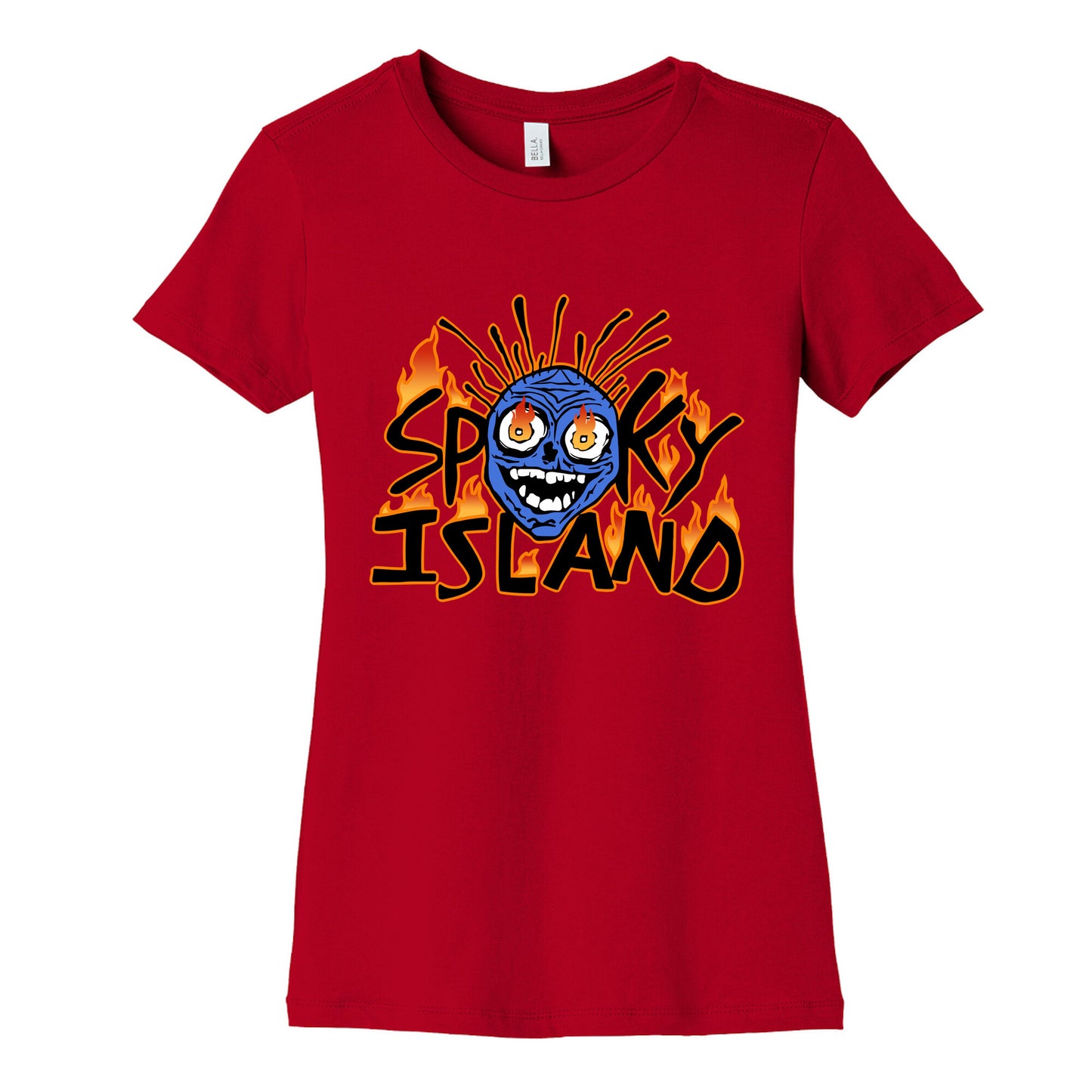 Spooky Island Womens Cotton Tee