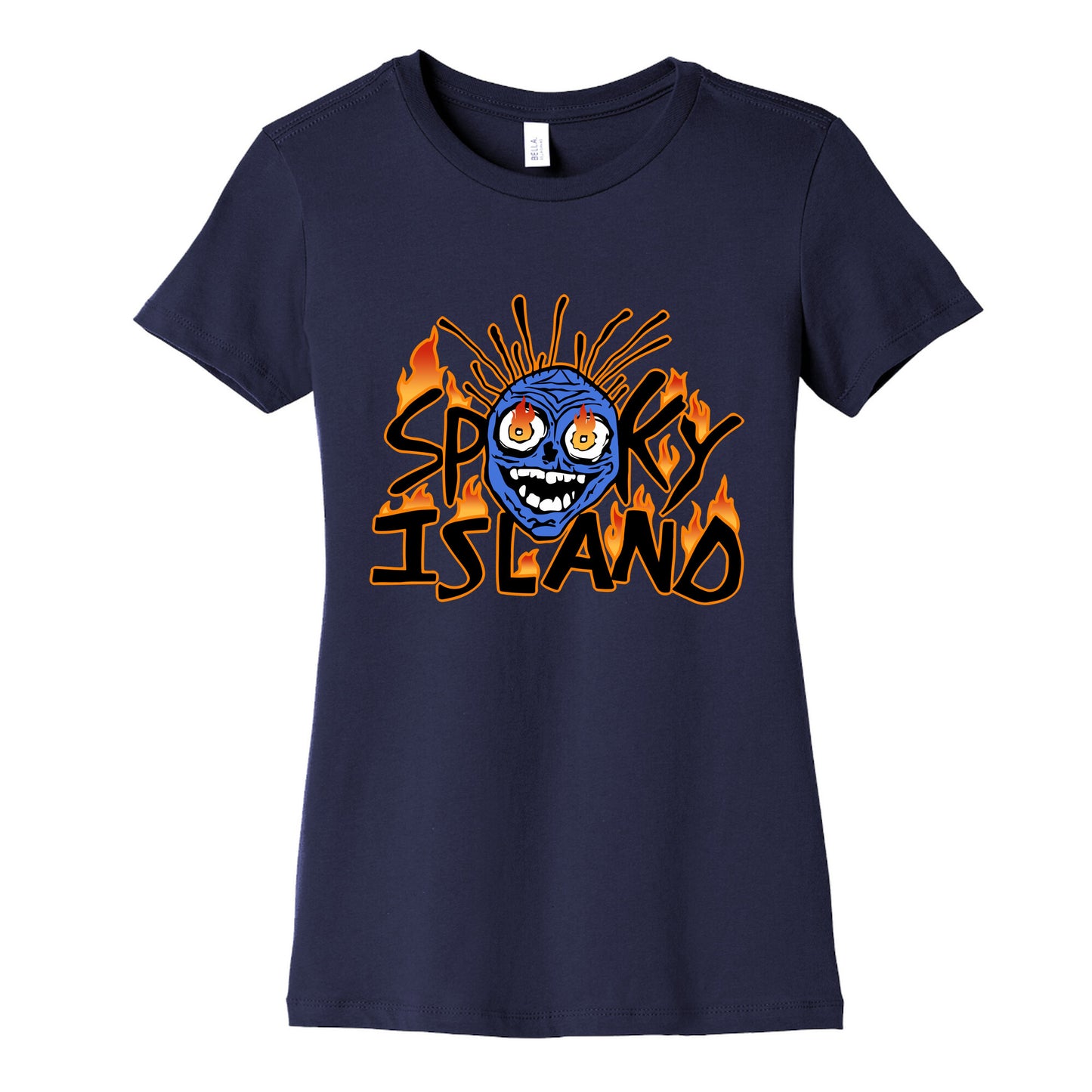 Spooky Island Womens Cotton Tee