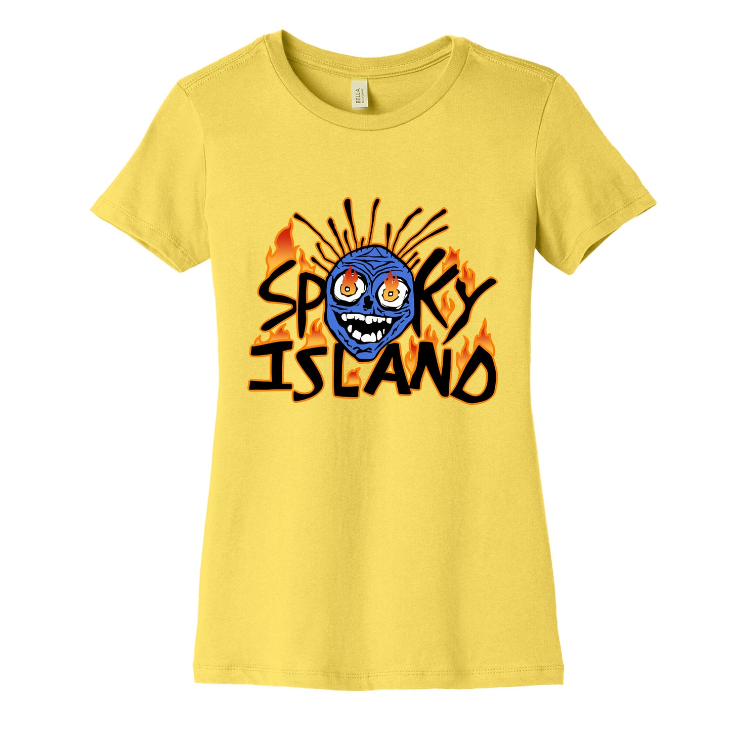 Spooky Island Womens Cotton Tee