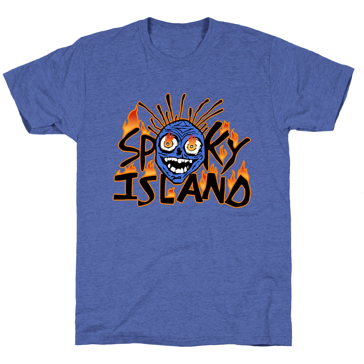 Spooky Island Unisex Triblend Tee