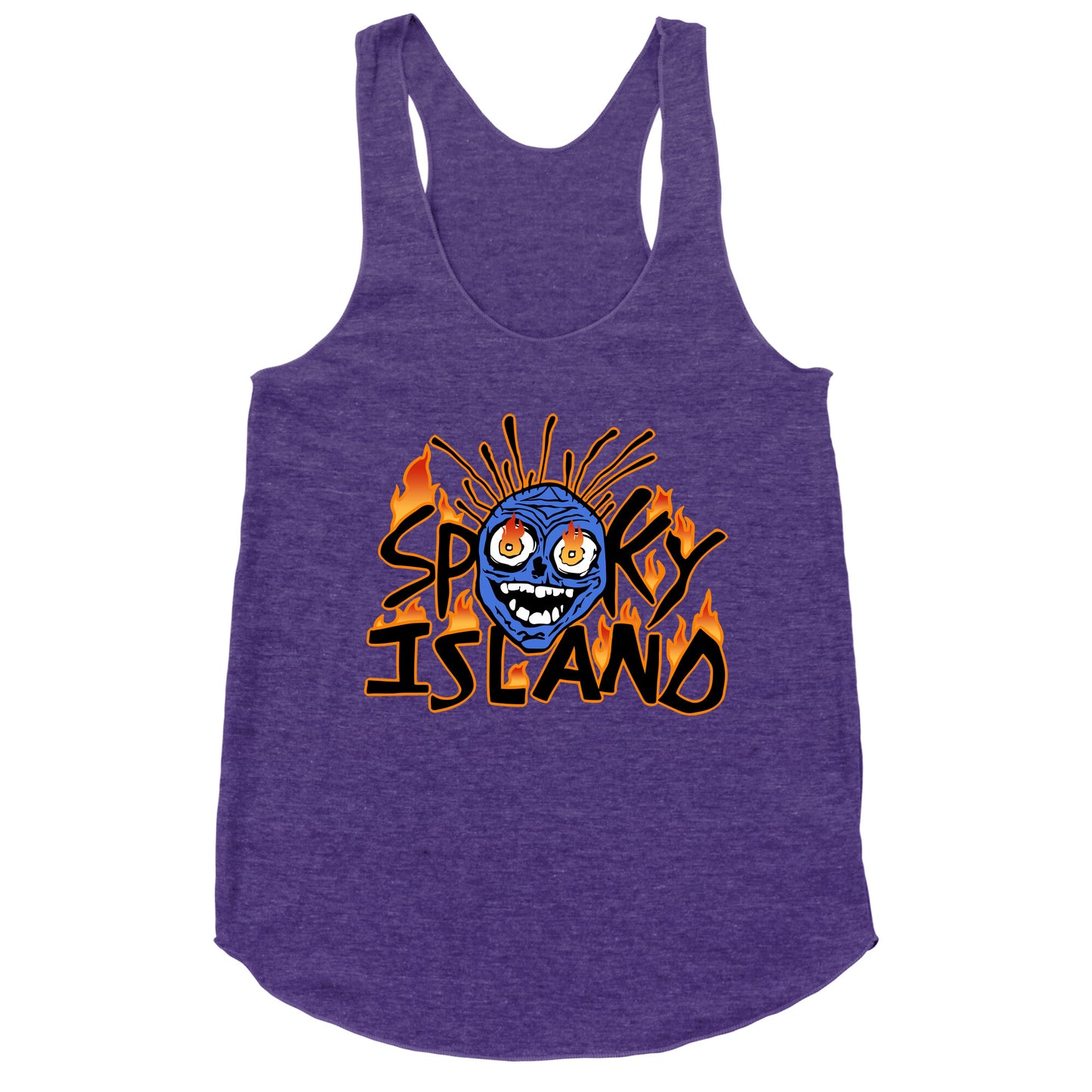 Spooky Island Racerback Tank