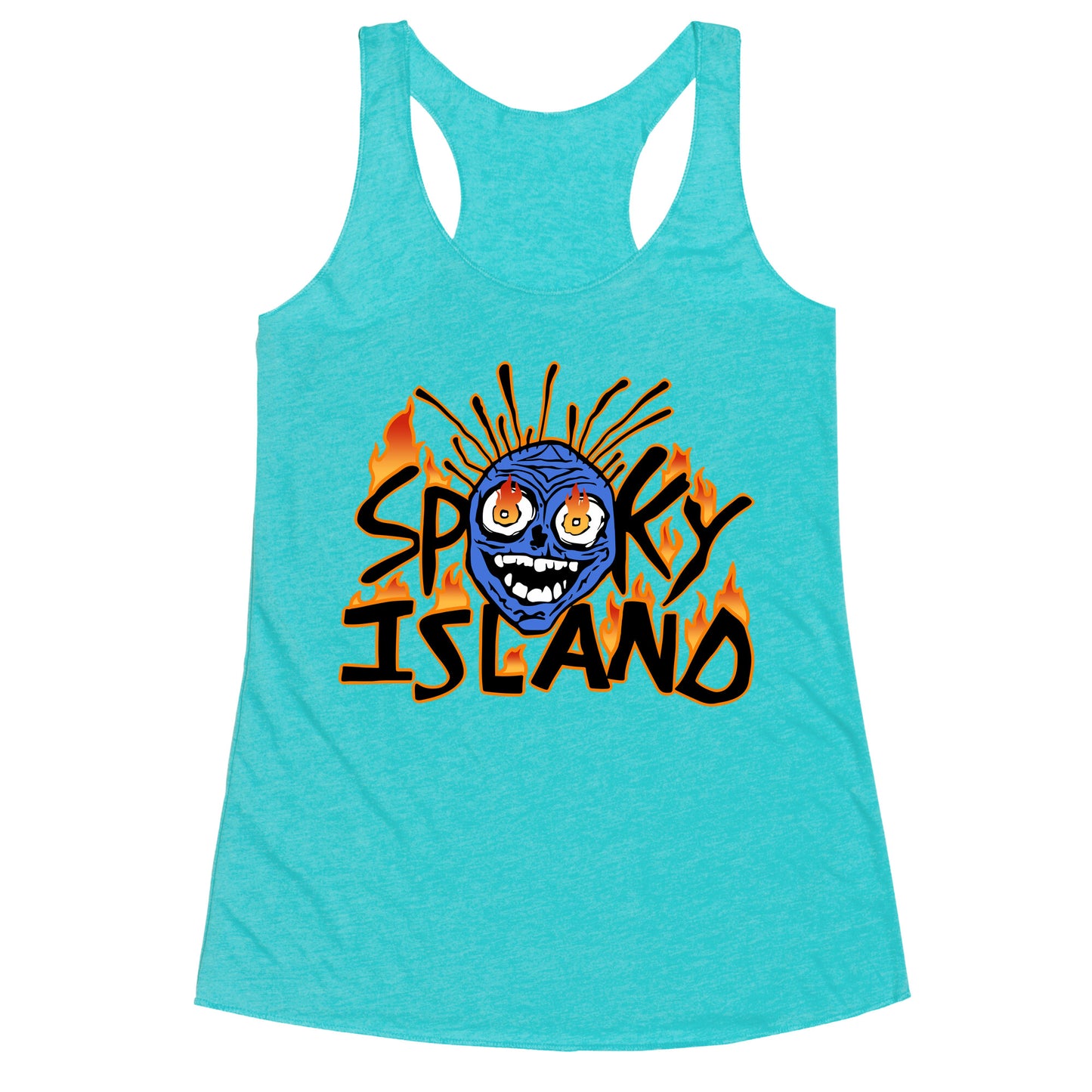 Spooky Island Racerback Tank