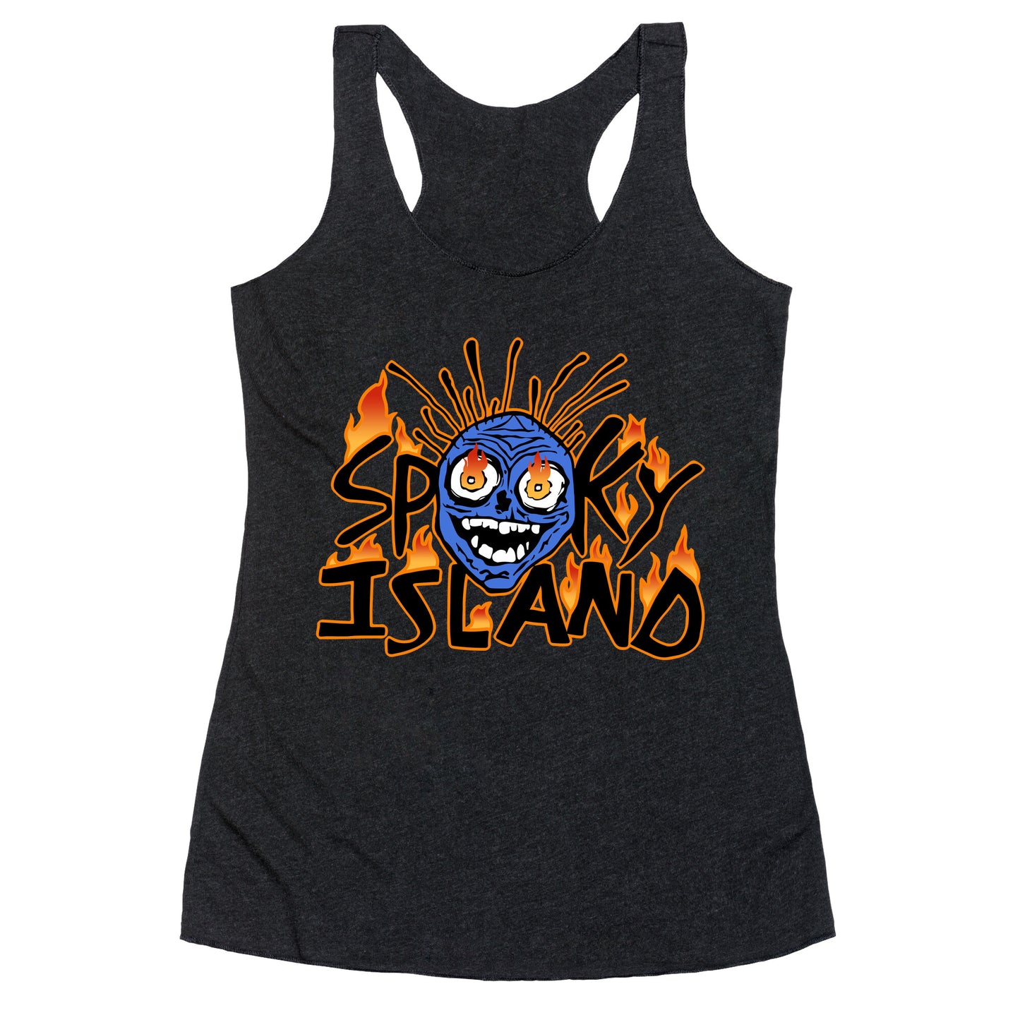 Spooky Island Racerback Tank