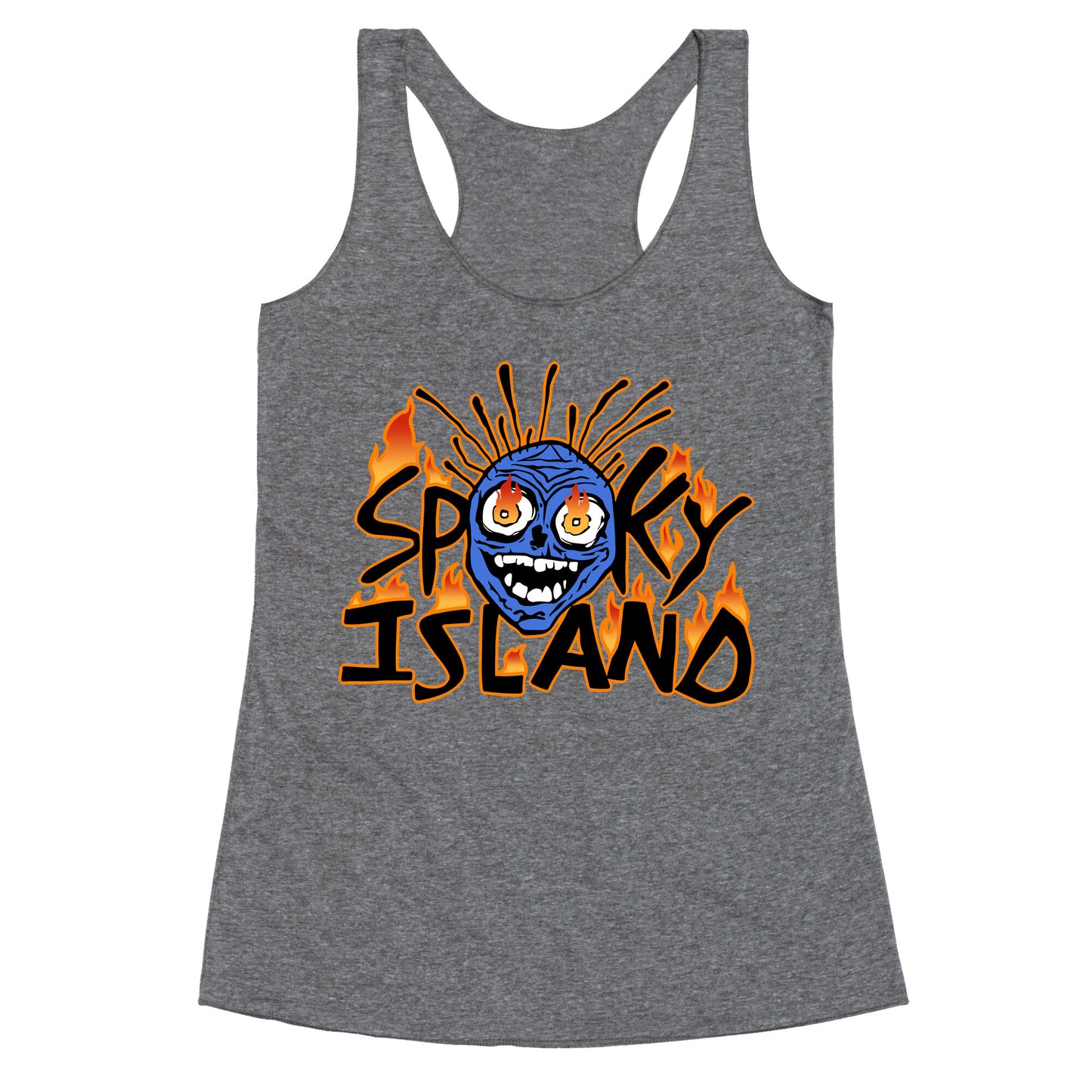 Spooky Island Racerback Tank