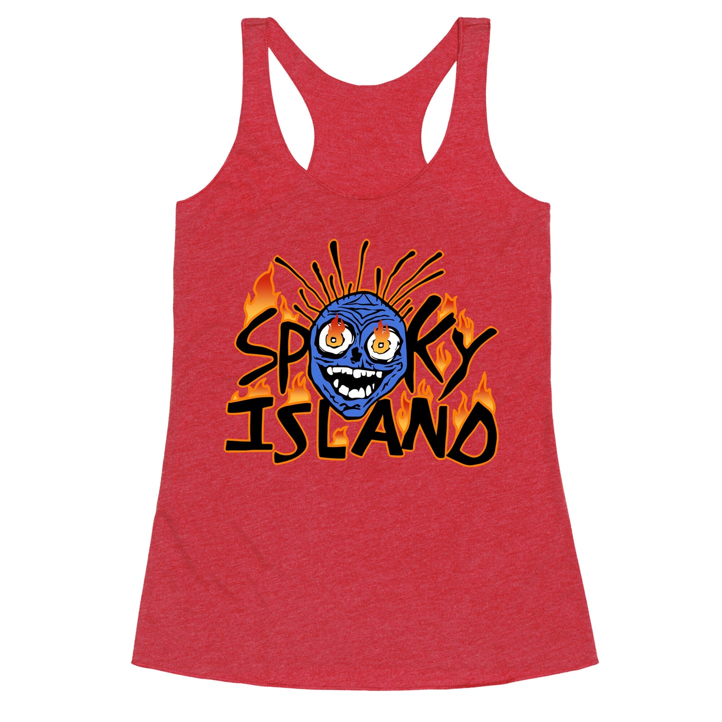 Spooky Island Racerback Tank