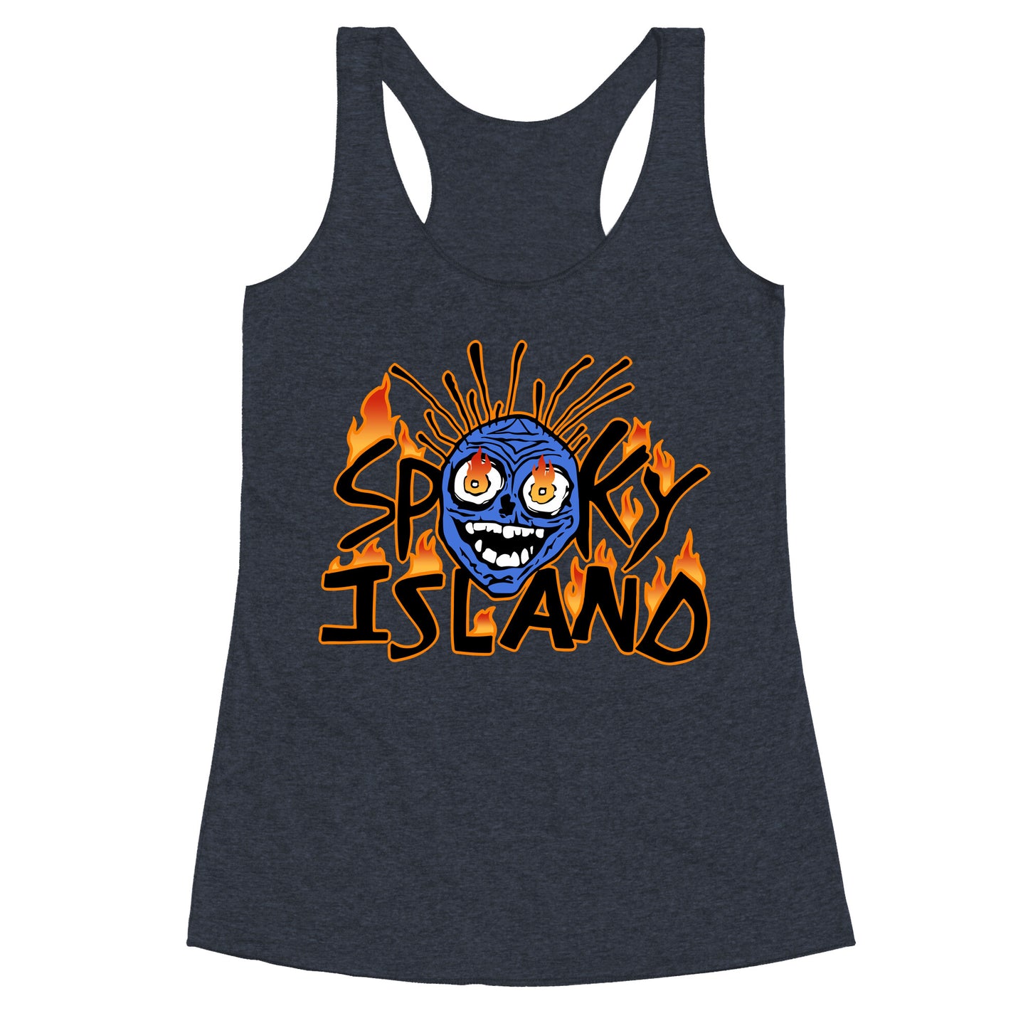 Spooky Island Racerback Tank