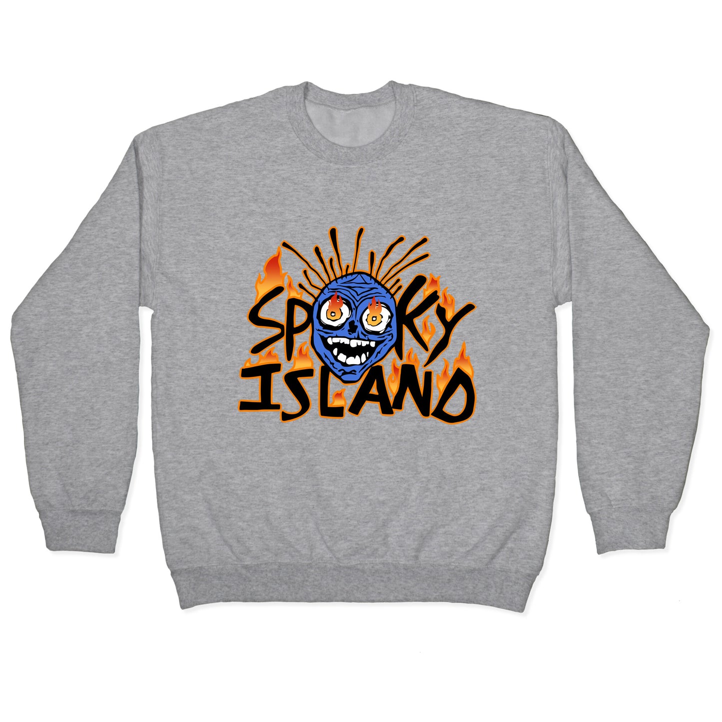 Spooky Island Crewneck Sweatshirt