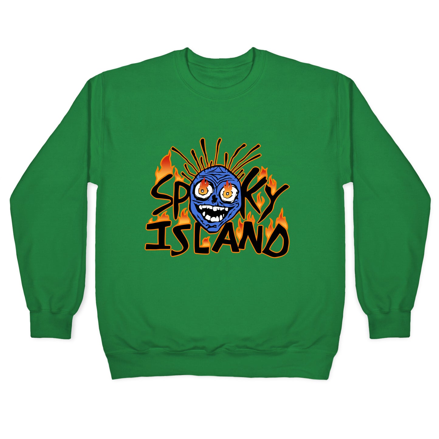 Spooky Island Crewneck Sweatshirt