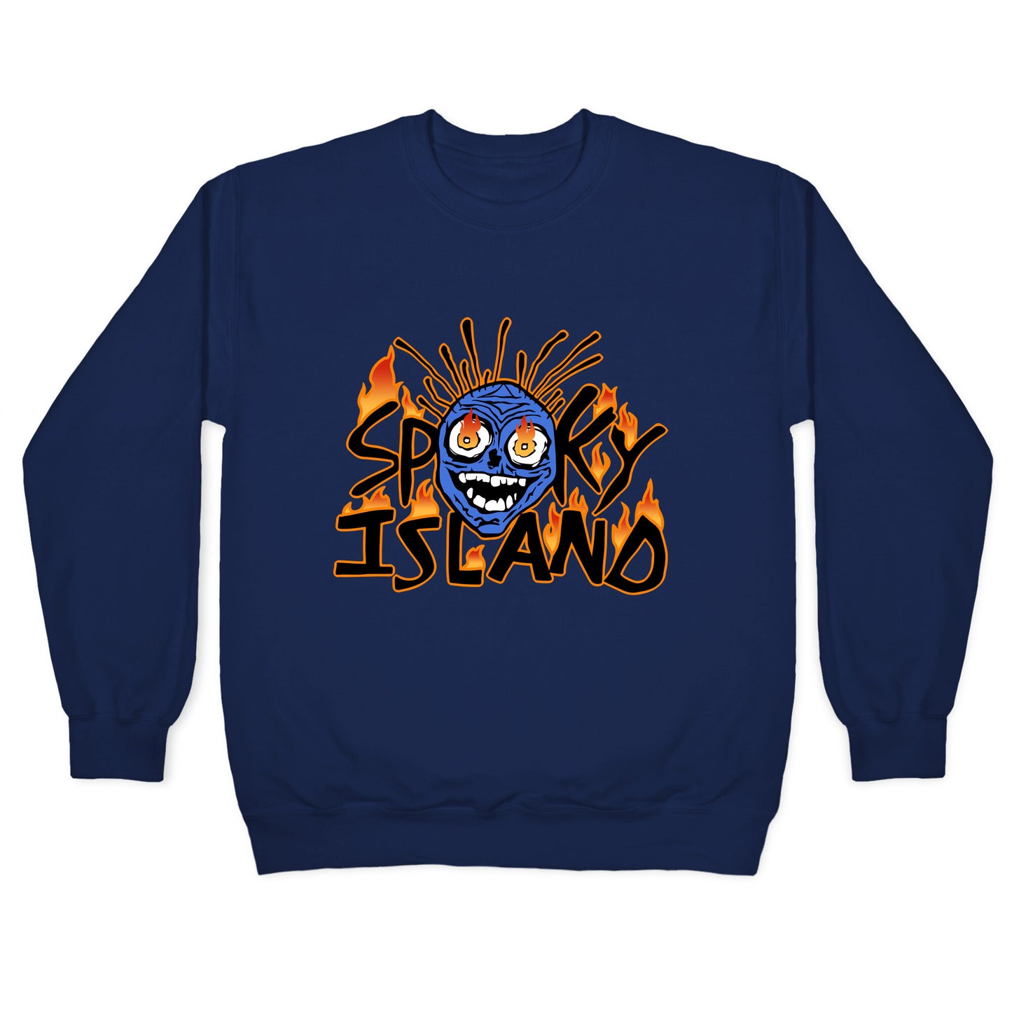 Spooky Island Crewneck Sweatshirt