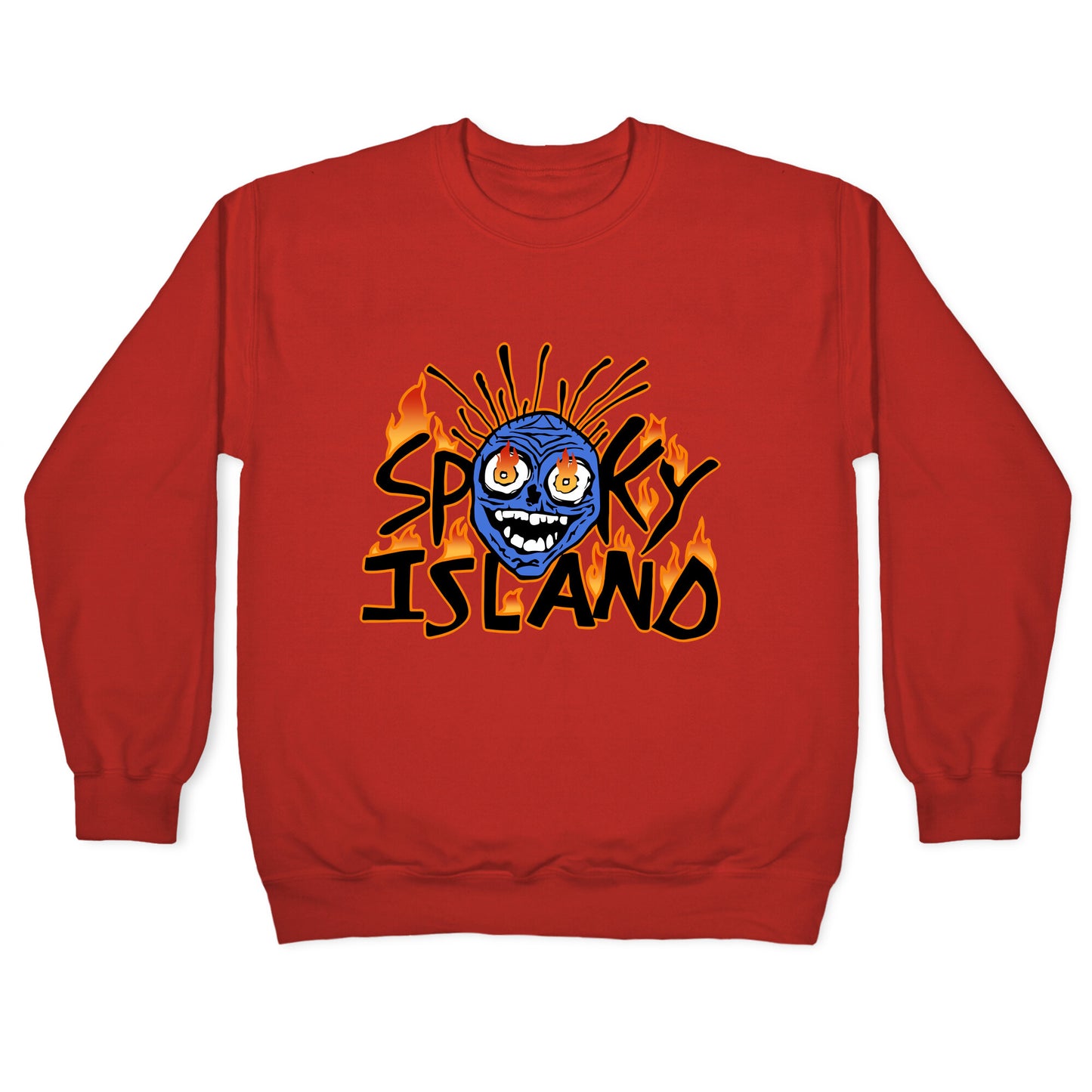 Spooky Island Crewneck Sweatshirt
