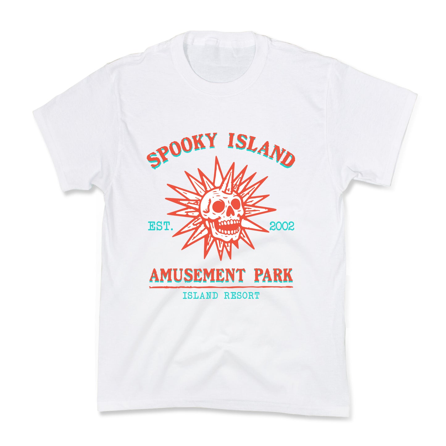 Spooky Island Retro Kids Tee