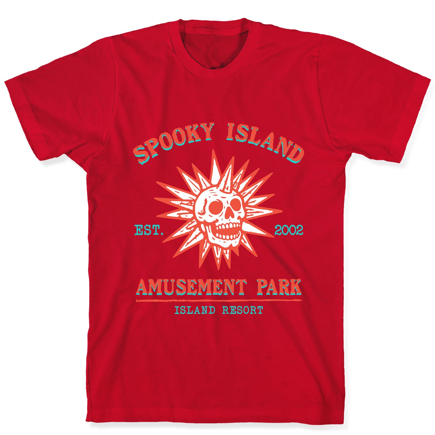 Spooky Island Retro T-Shirt