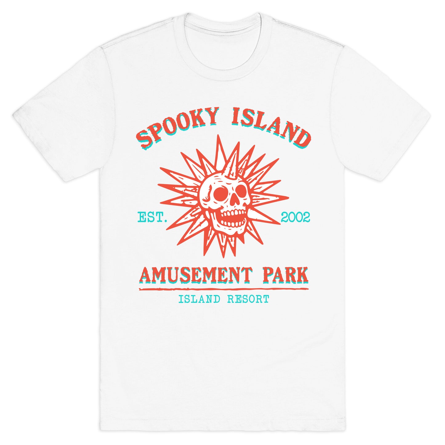 Spooky Island Retro T-Shirt