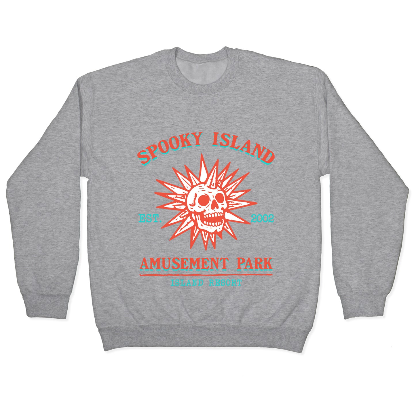 Spooky Island Retro Crewneck Sweatshirt