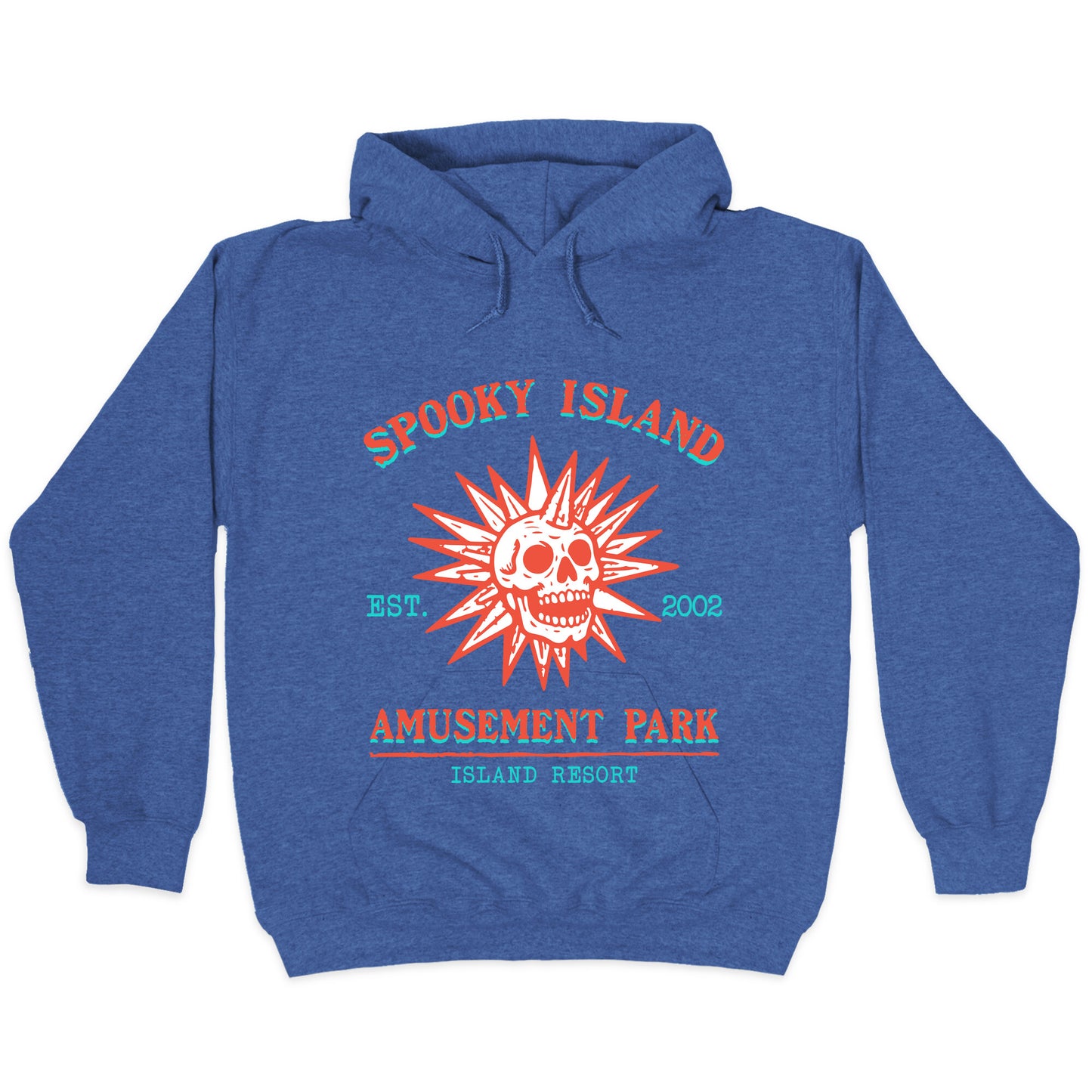 Spooky Island Retro Hoodie