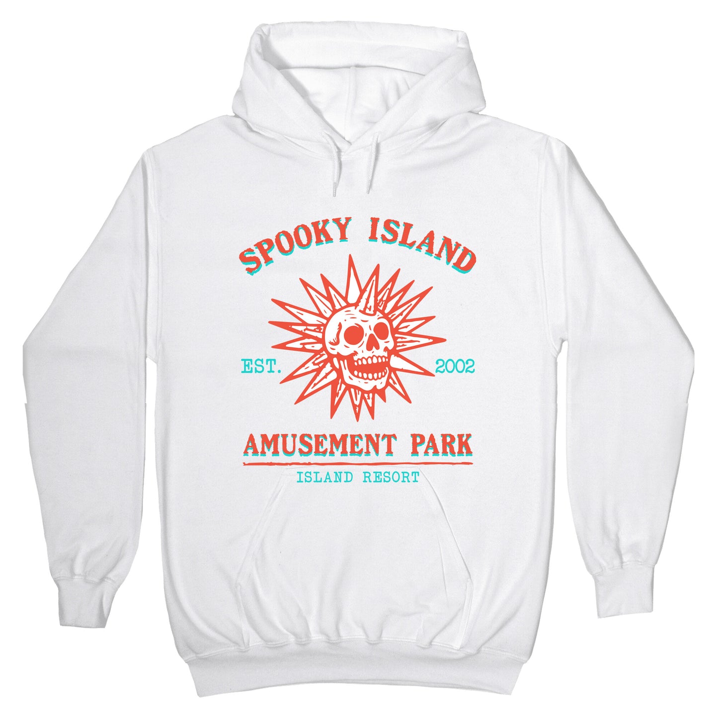 Spooky Island Retro Hoodie