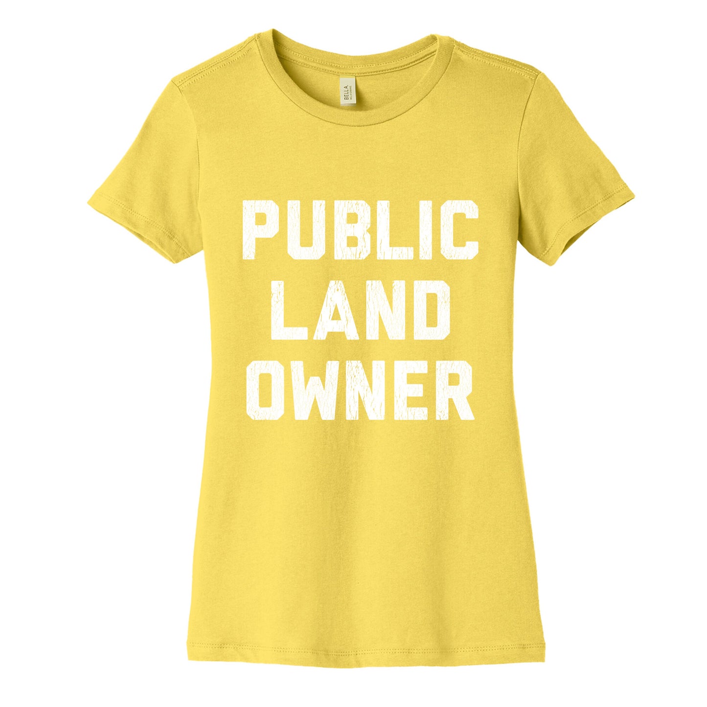 Public Land Owner Womens Cotton Tee