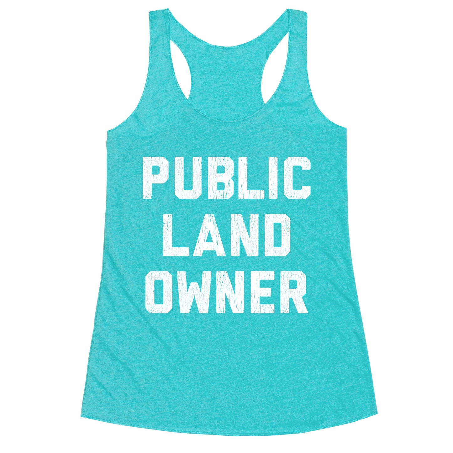 Public Land Owner Racerback Tank