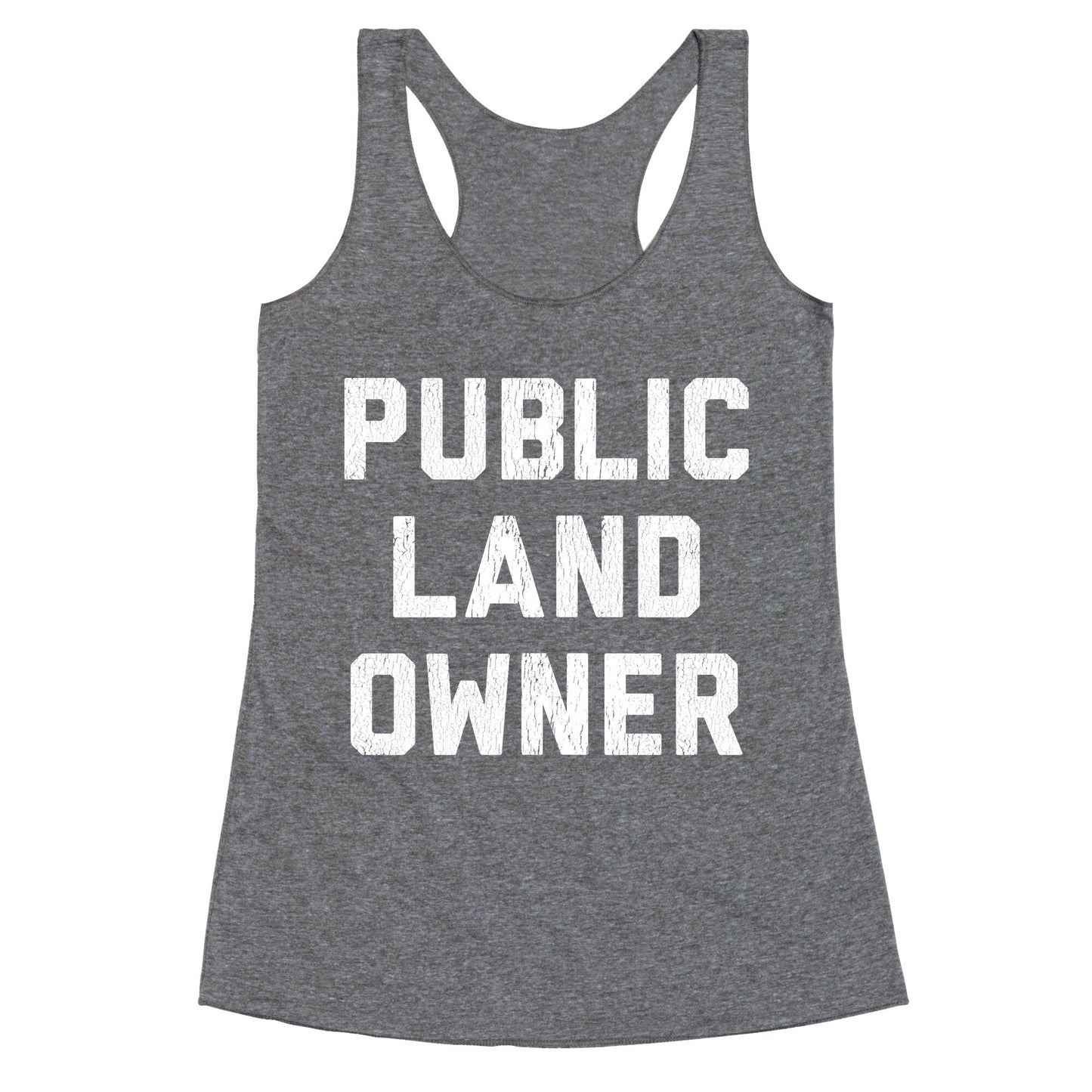 Public Land Owner Racerback Tank