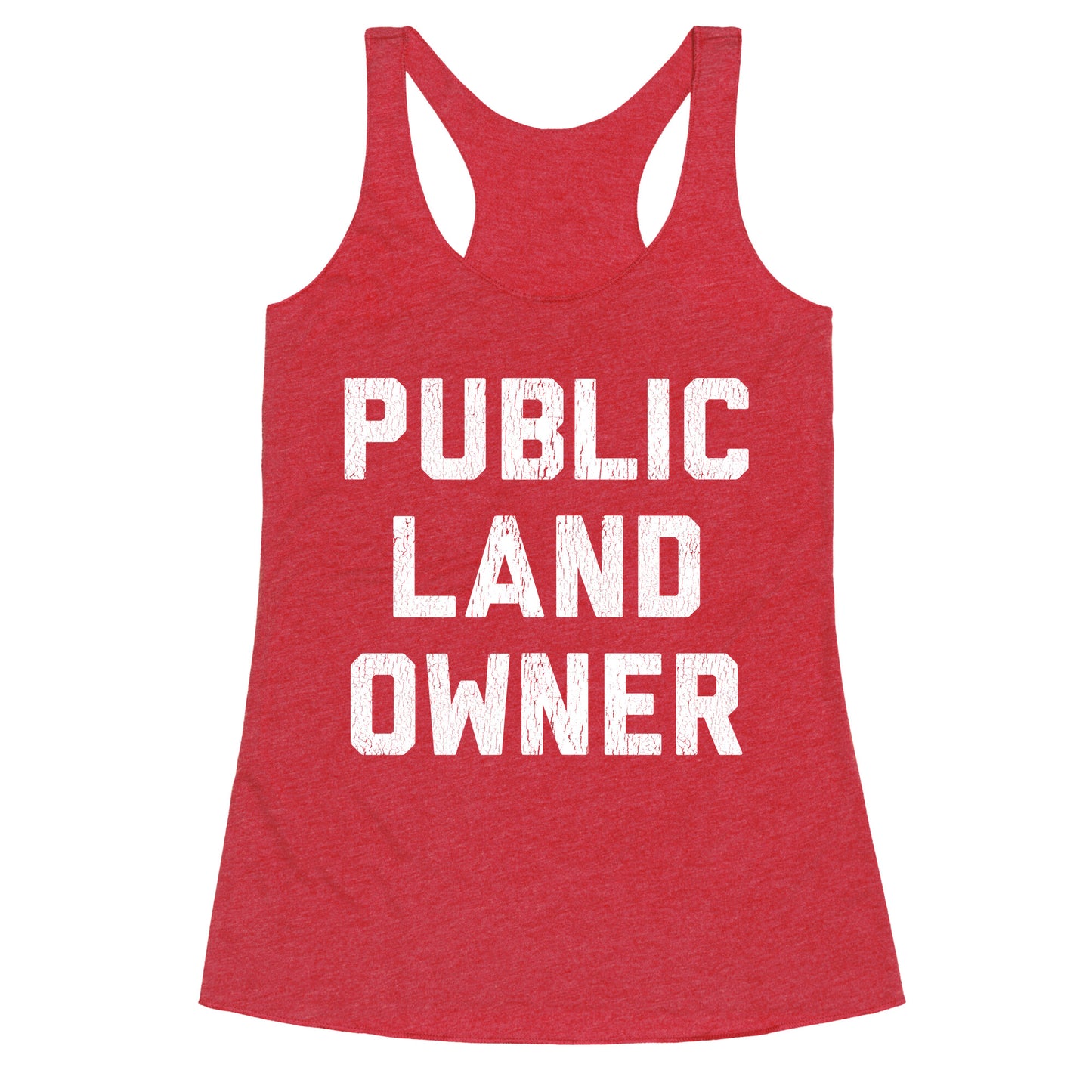 Public Land Owner Racerback Tank