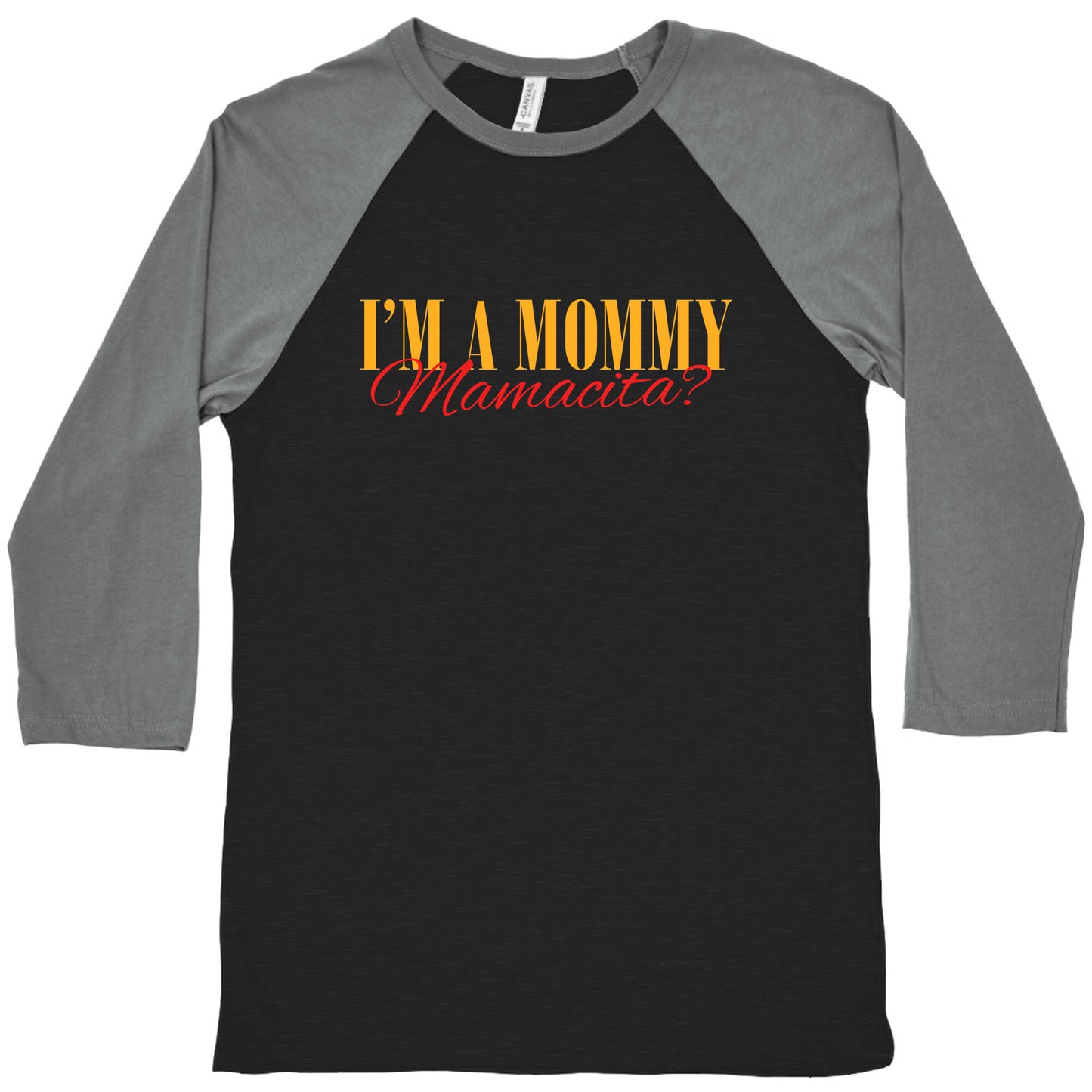 Mamacita Mom of a Human Baseball Tee