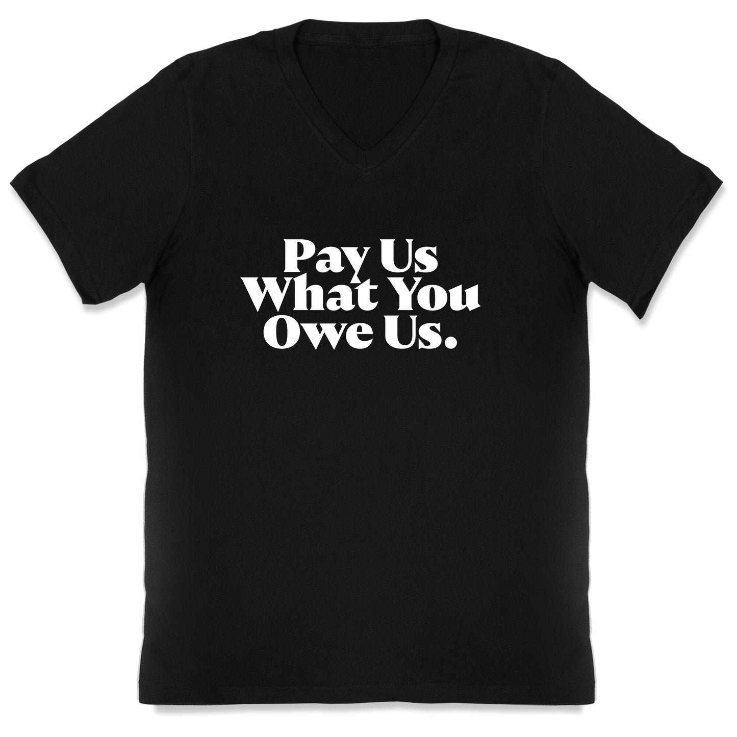 Pay Us What You Owe Us V-Neck