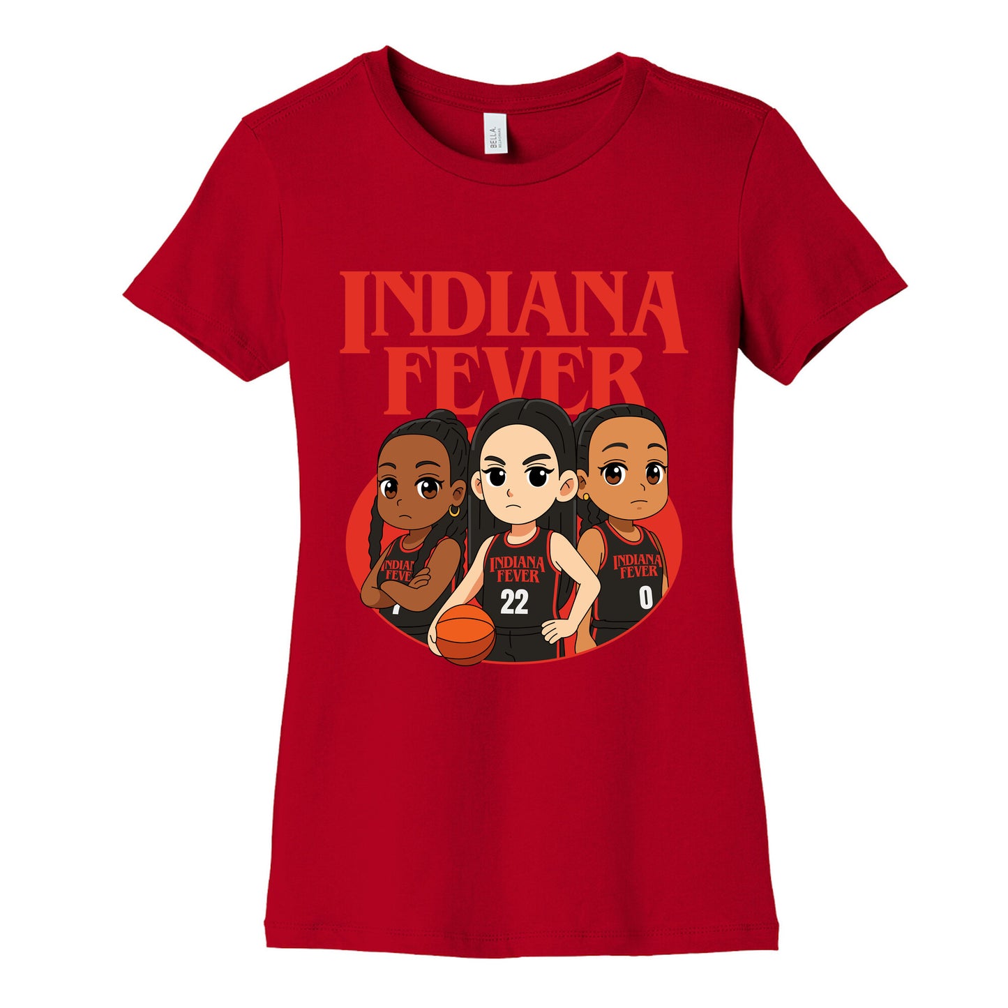 Indiana Fever Stranger Things Womens Cotton Tee
