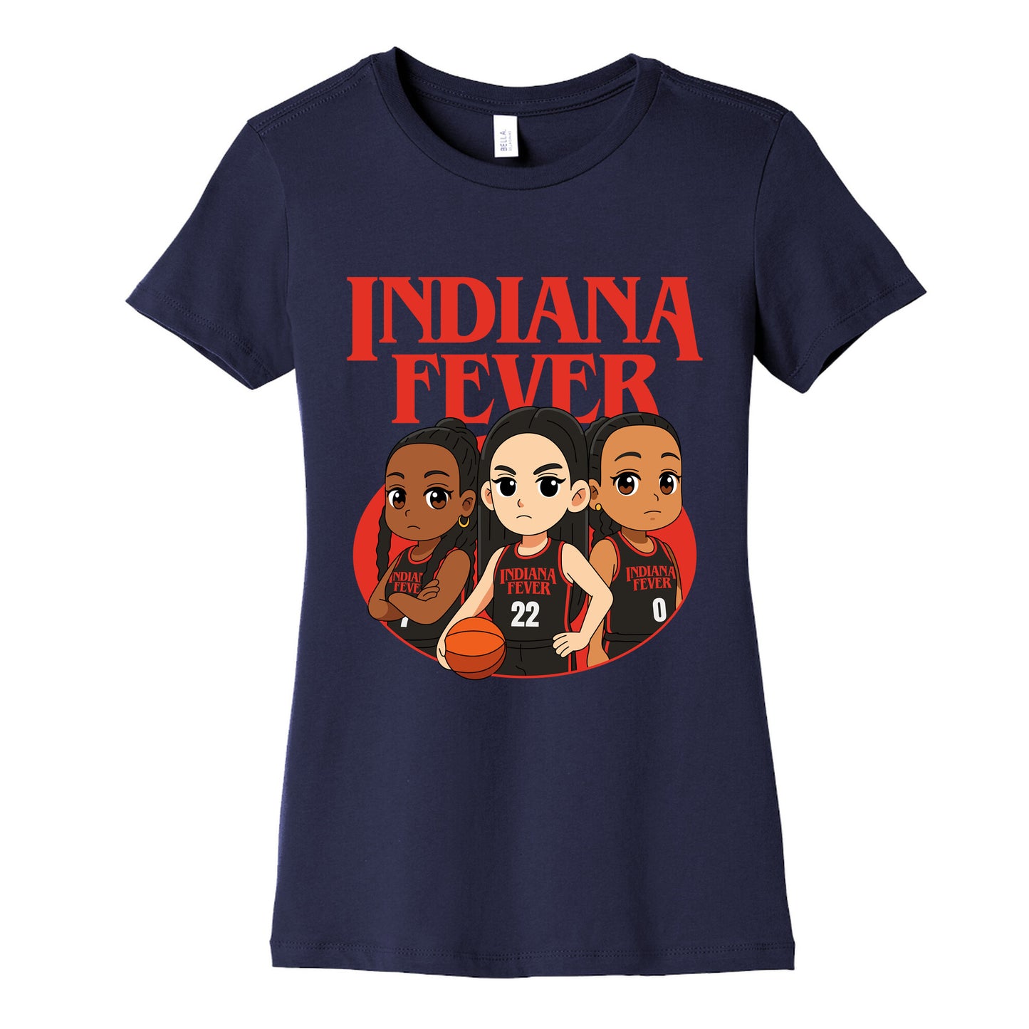 Indiana Fever Stranger Things Womens Cotton Tee
