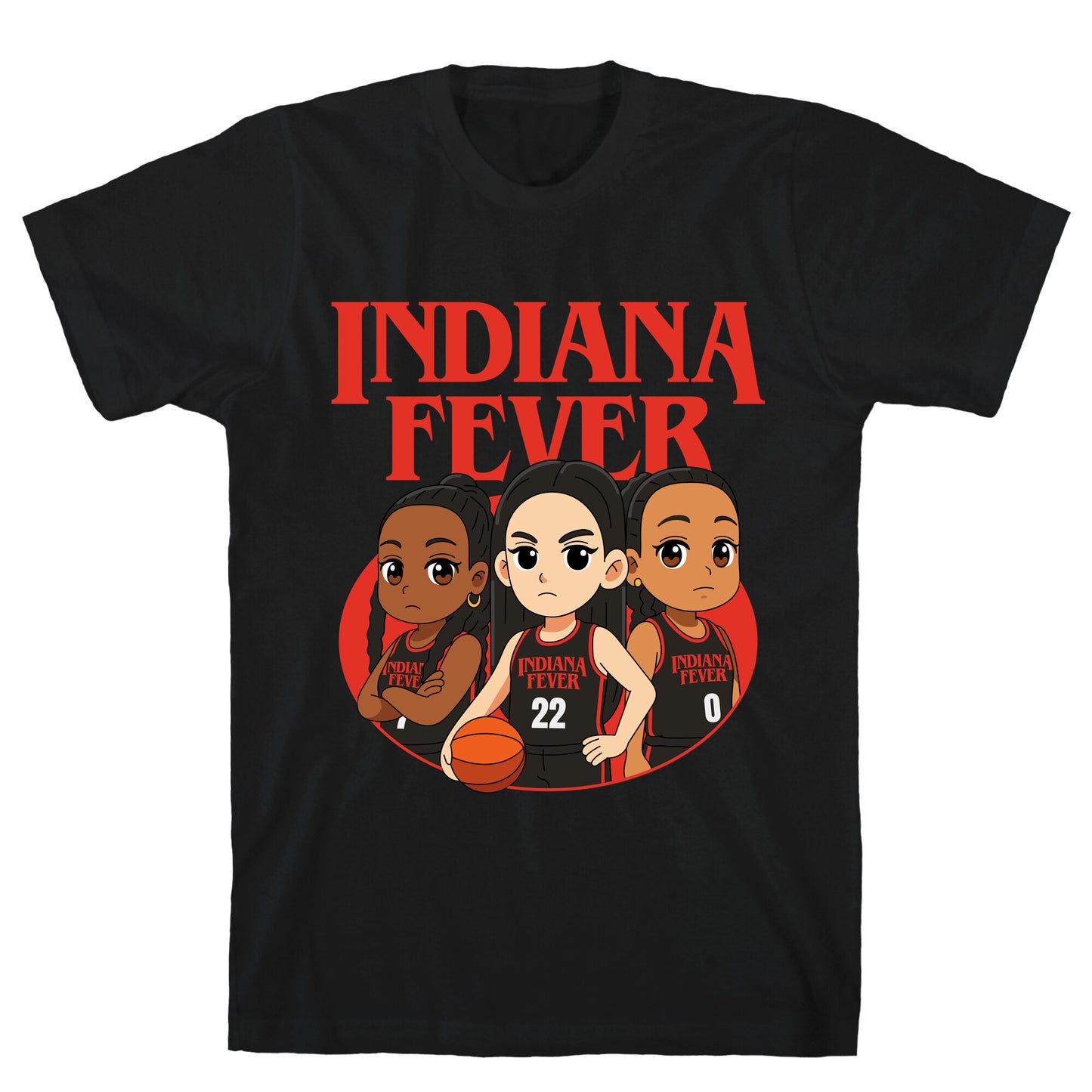 Indiana Fever Stranger Things T-Shirt