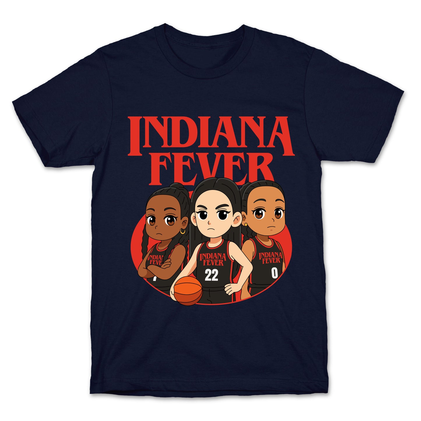 Indiana Fever Stranger Things T-Shirt