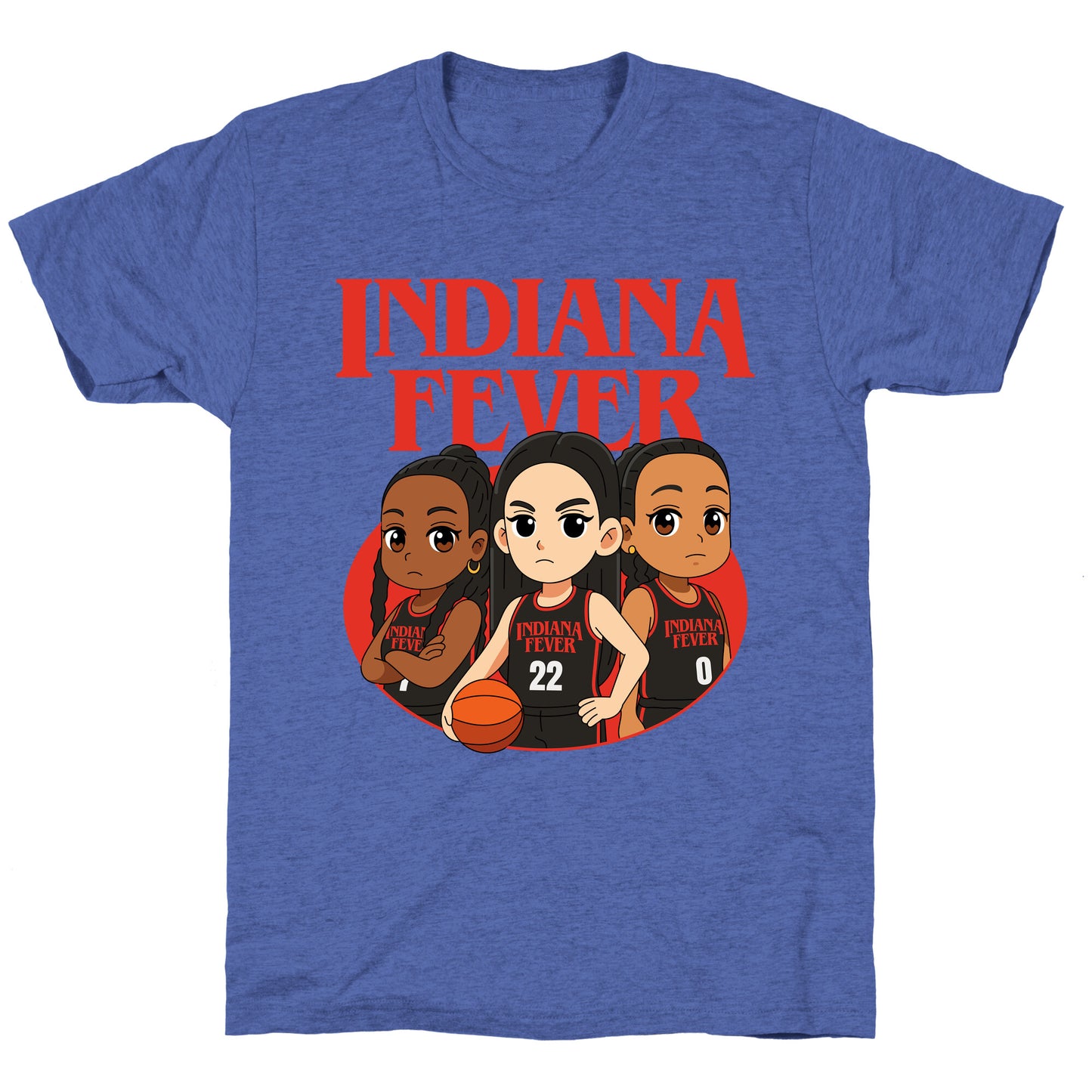 Indiana Fever Stranger Things Unisex Triblend Tee