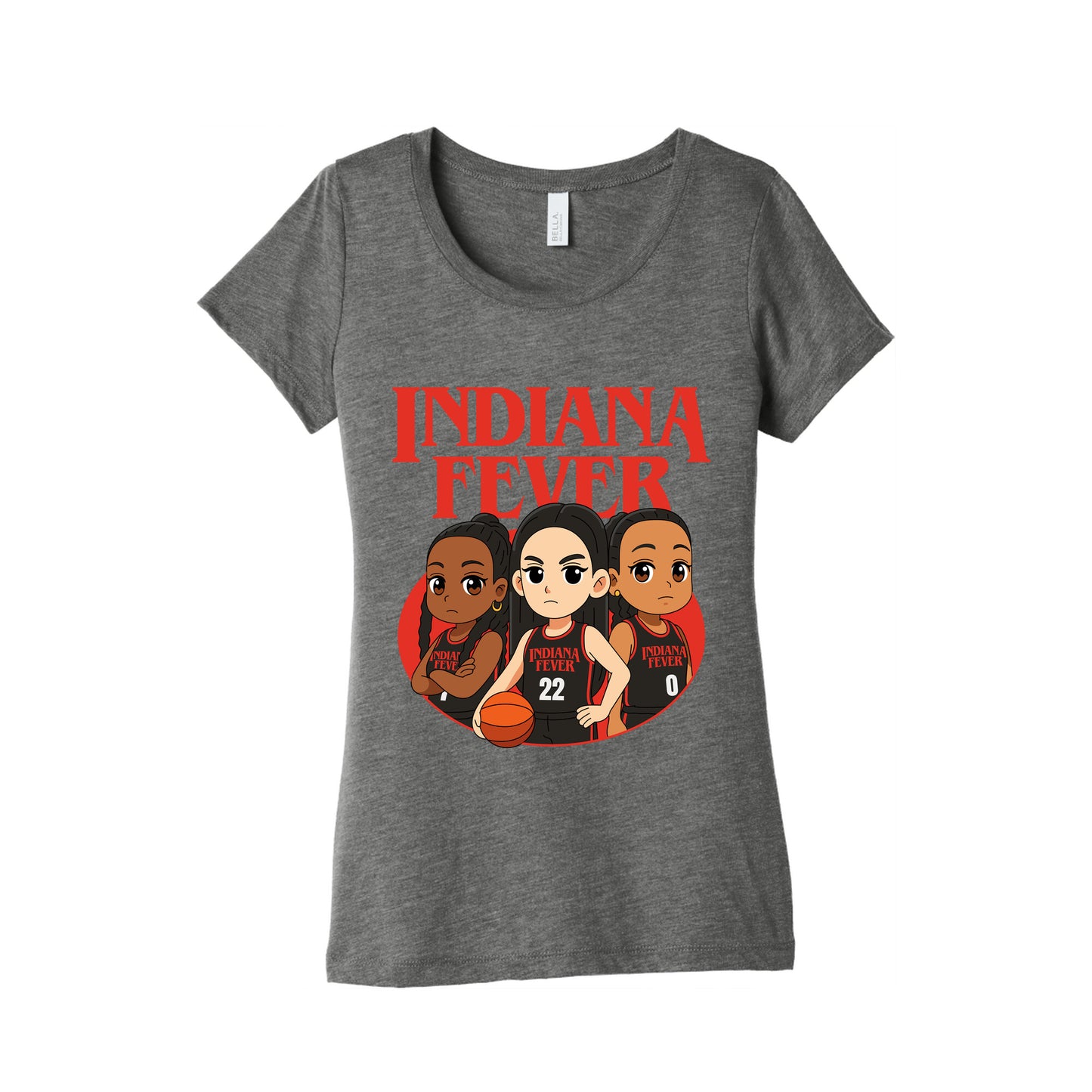 Indiana Fever Stranger Things Womens Triblend Tee