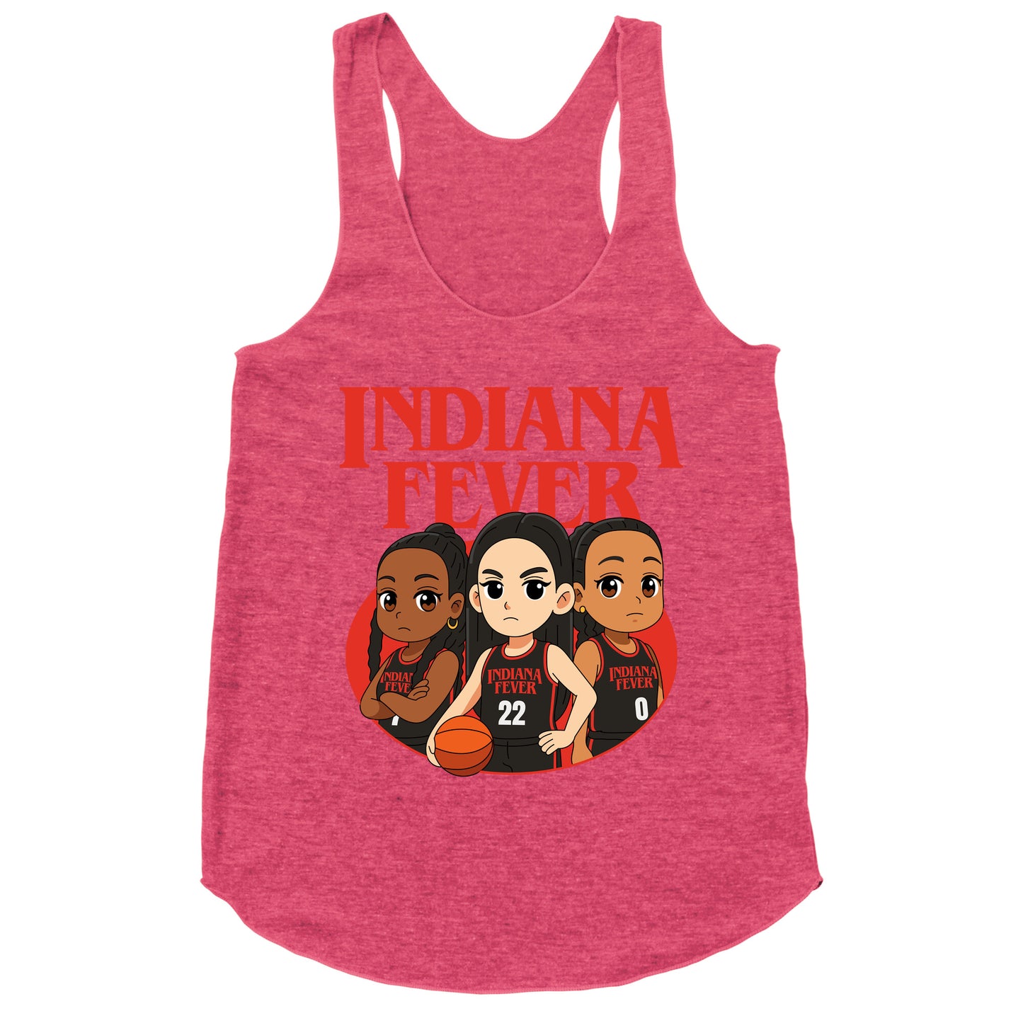Indiana Fever Stranger Things Racerback Tank