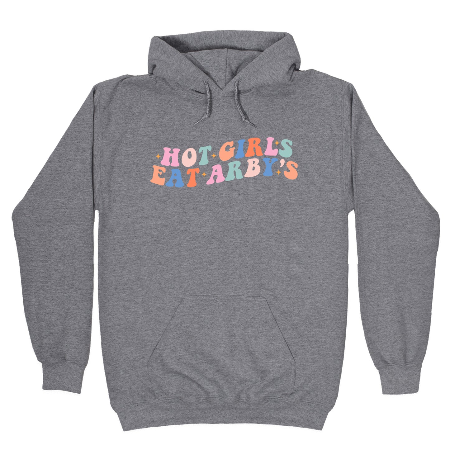 Hot Girls Eat Arbys Retro Hoodie
