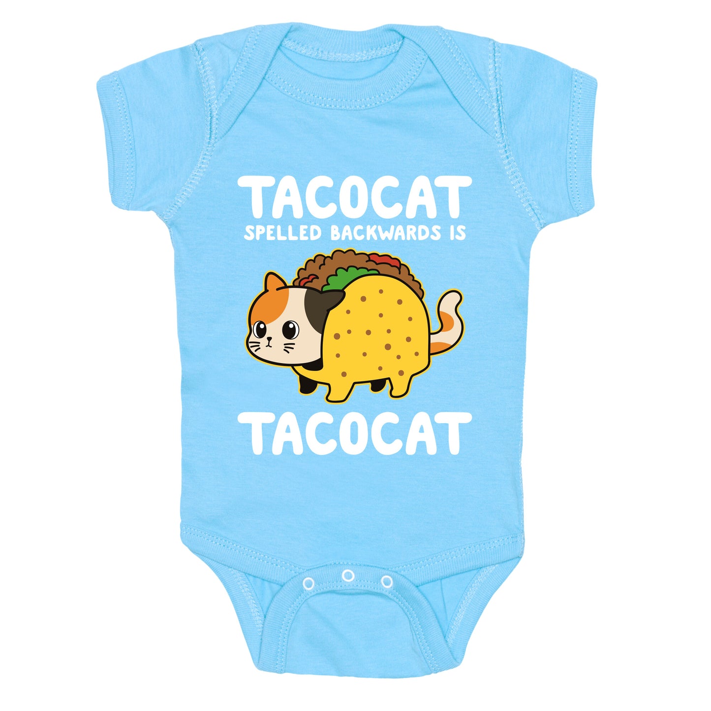 Tacocat Spelled Backwards Baby One-Piece
