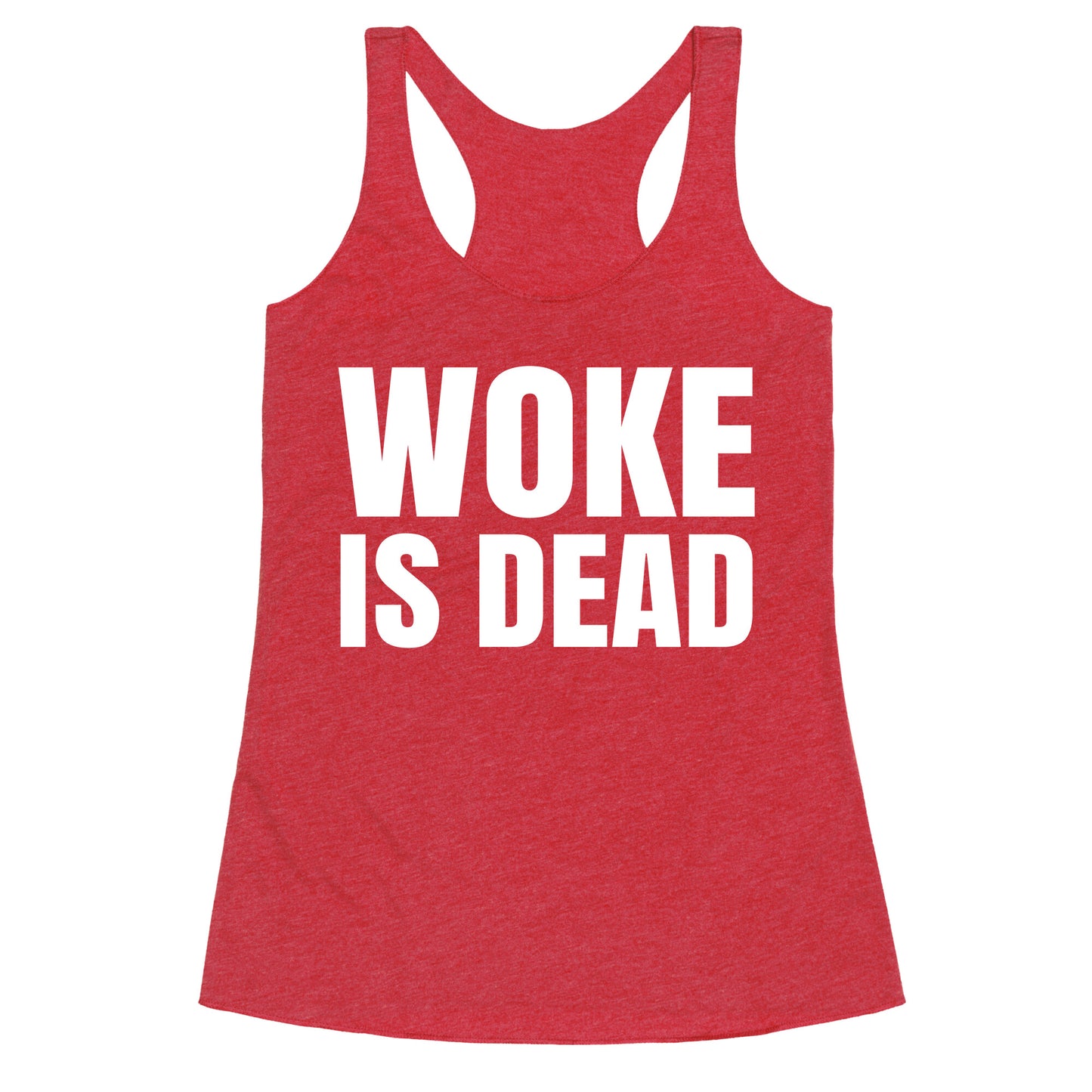 Woke Is Dead Cartman Racerback Tank