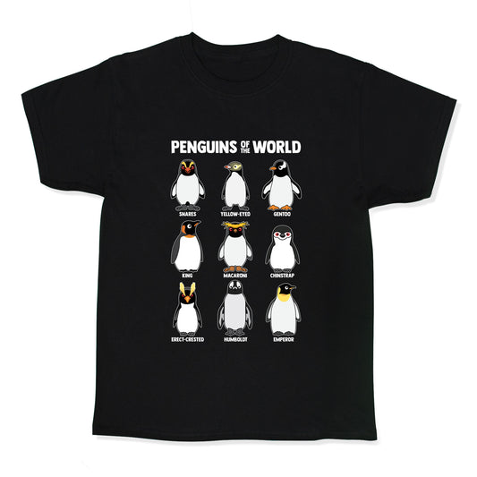Penguins of the World Kids Tee