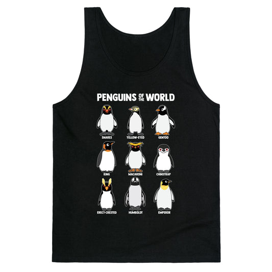Penguins of the World Tank Top