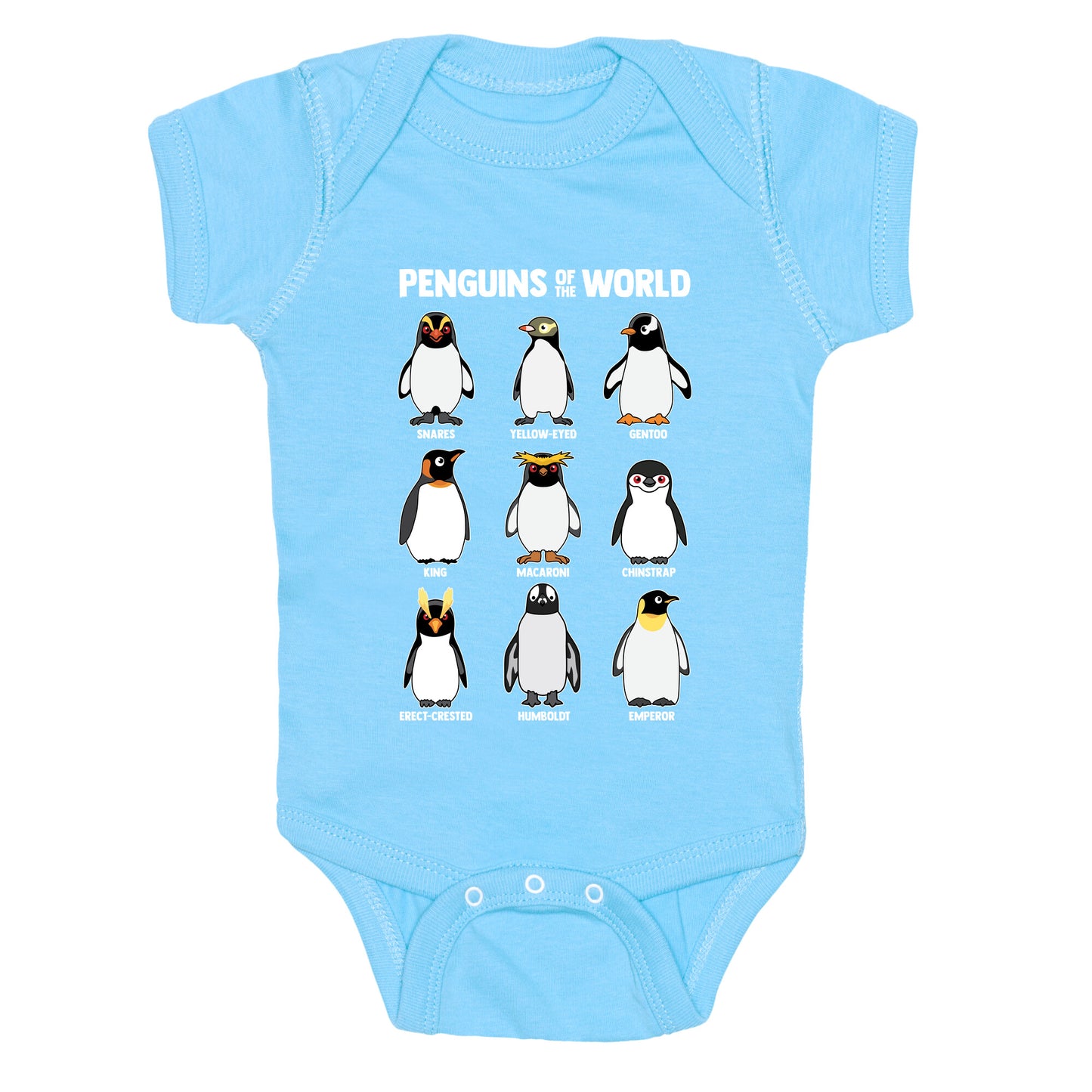 Penguins of the World Baby One-Piece