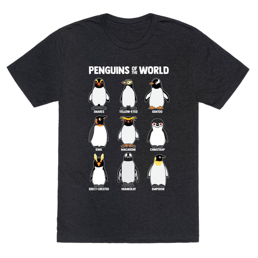 Penguins of the World Unisex Triblend Tee