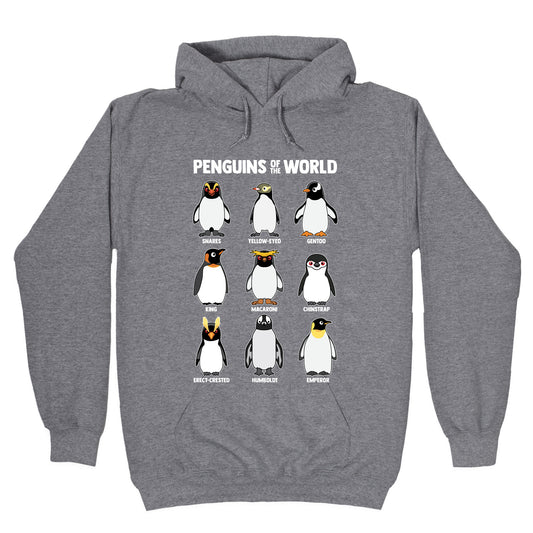 Penguins of the World Hoodie