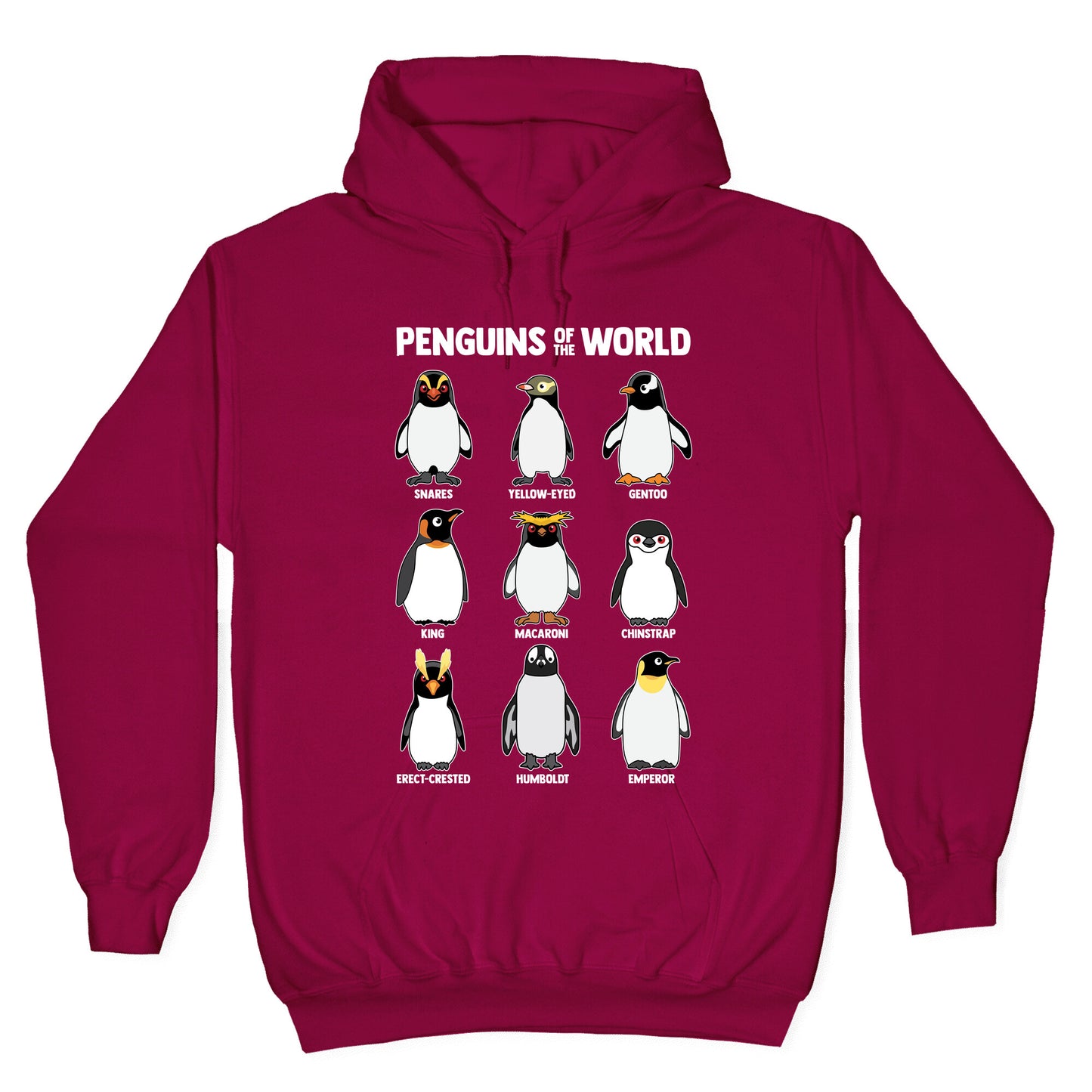 Penguins of the World Hoodie