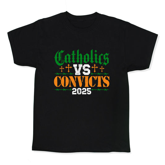 Catholics vs Convicts 2025 Kids Tee