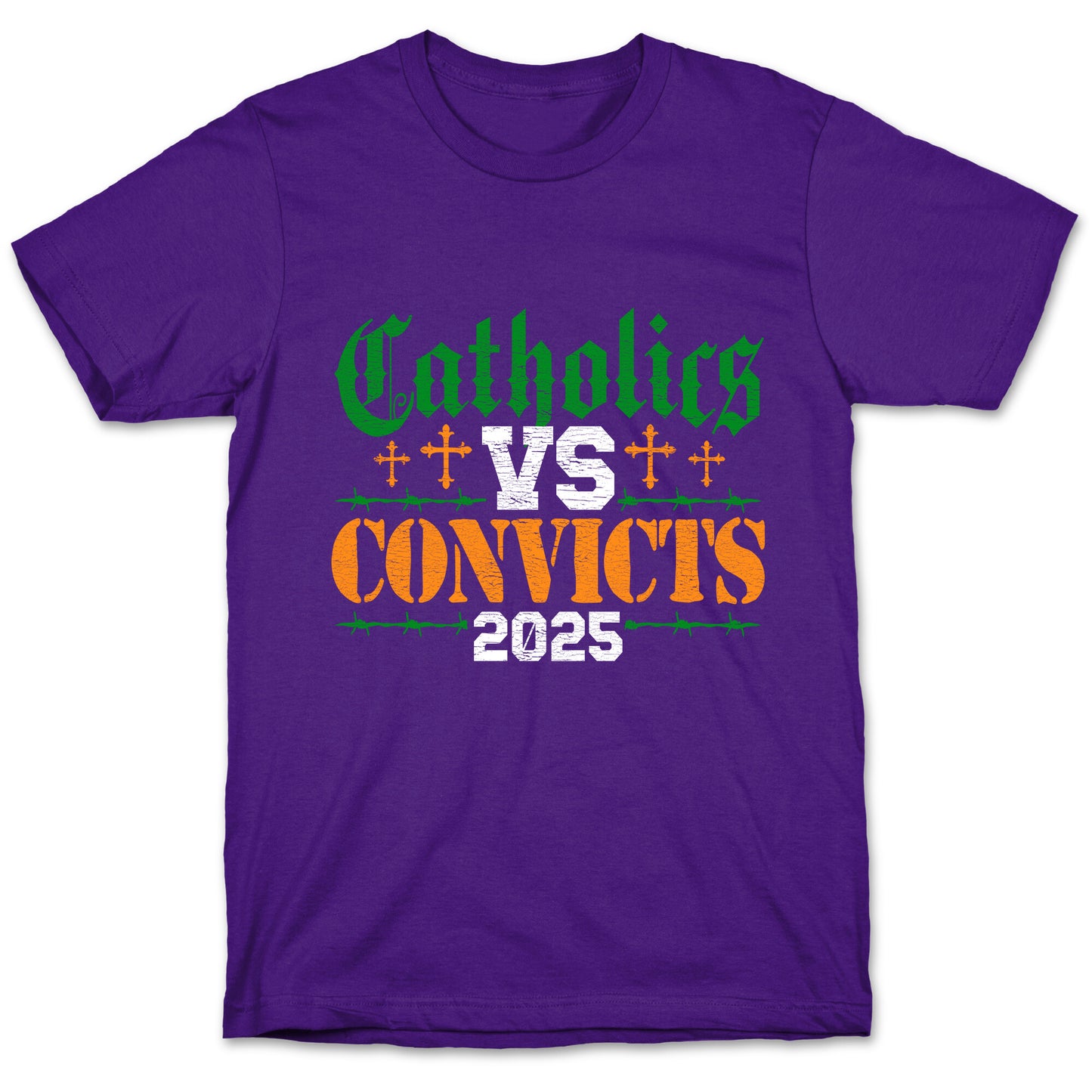 Catholics vs Convicts 2025 T-Shirt