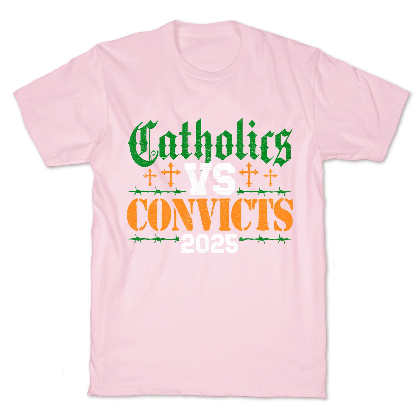 Catholics vs Convicts 2025 T-Shirt