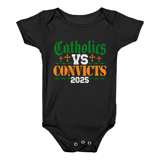 Catholics vs Convicts 2025 Baby One-Piece