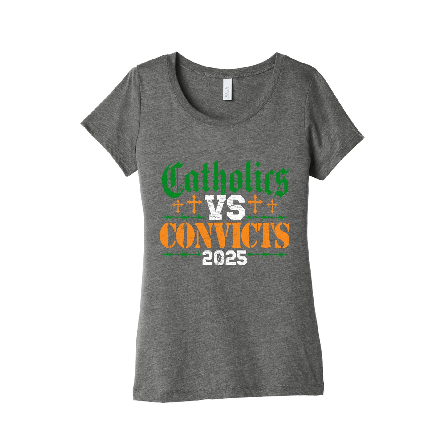 Catholics vs Convicts 2025 Womens Triblend Tee
