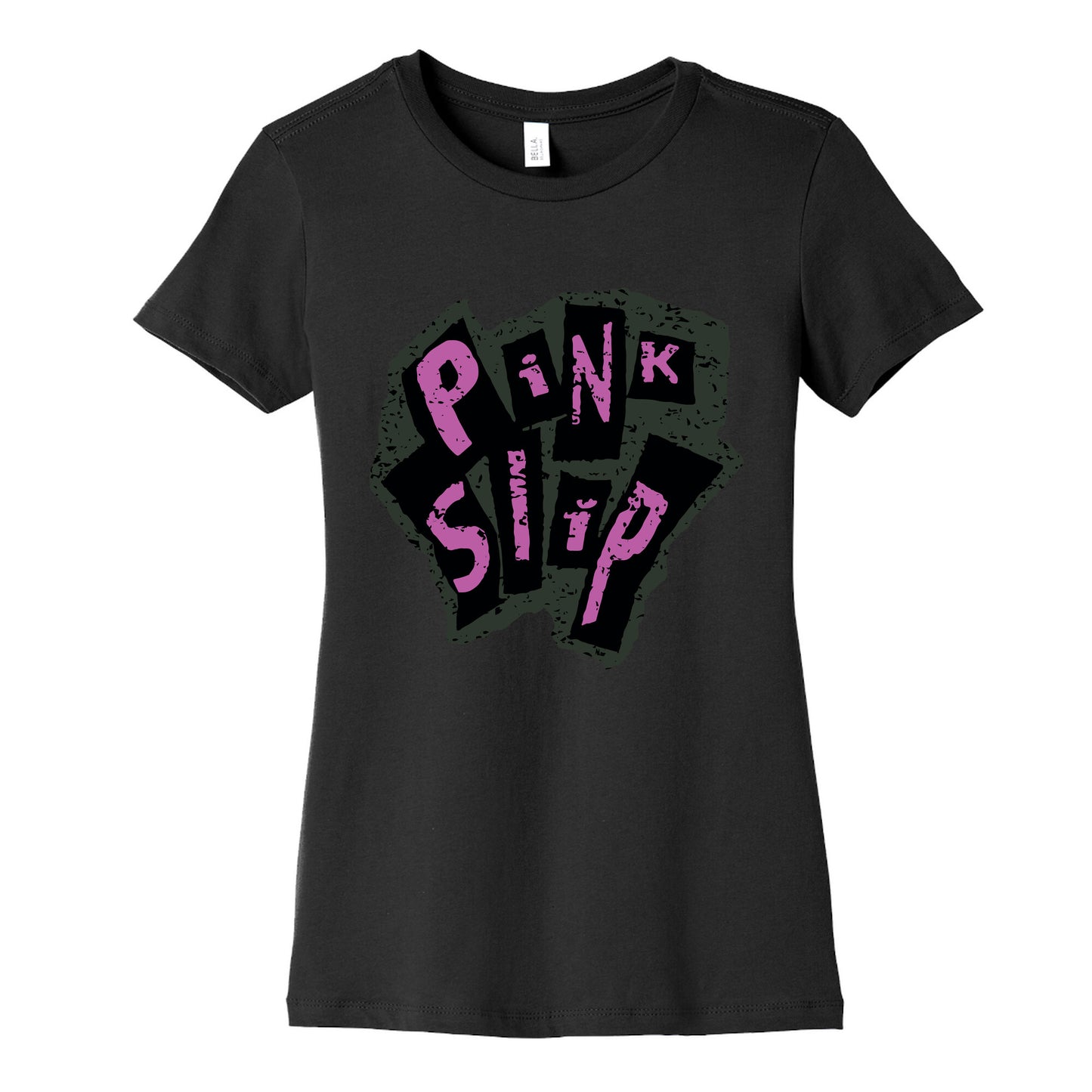 Freaky Friday Pink Slip Womens Cotton Tee