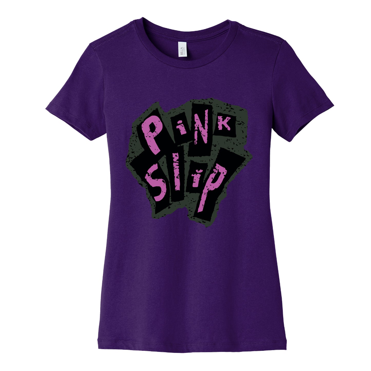 Freaky Friday Pink Slip Womens Cotton Tee