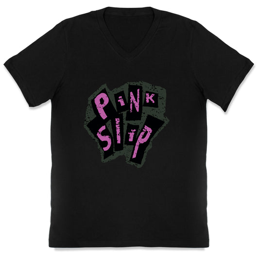 Freaky Friday Pink Slip V-Neck